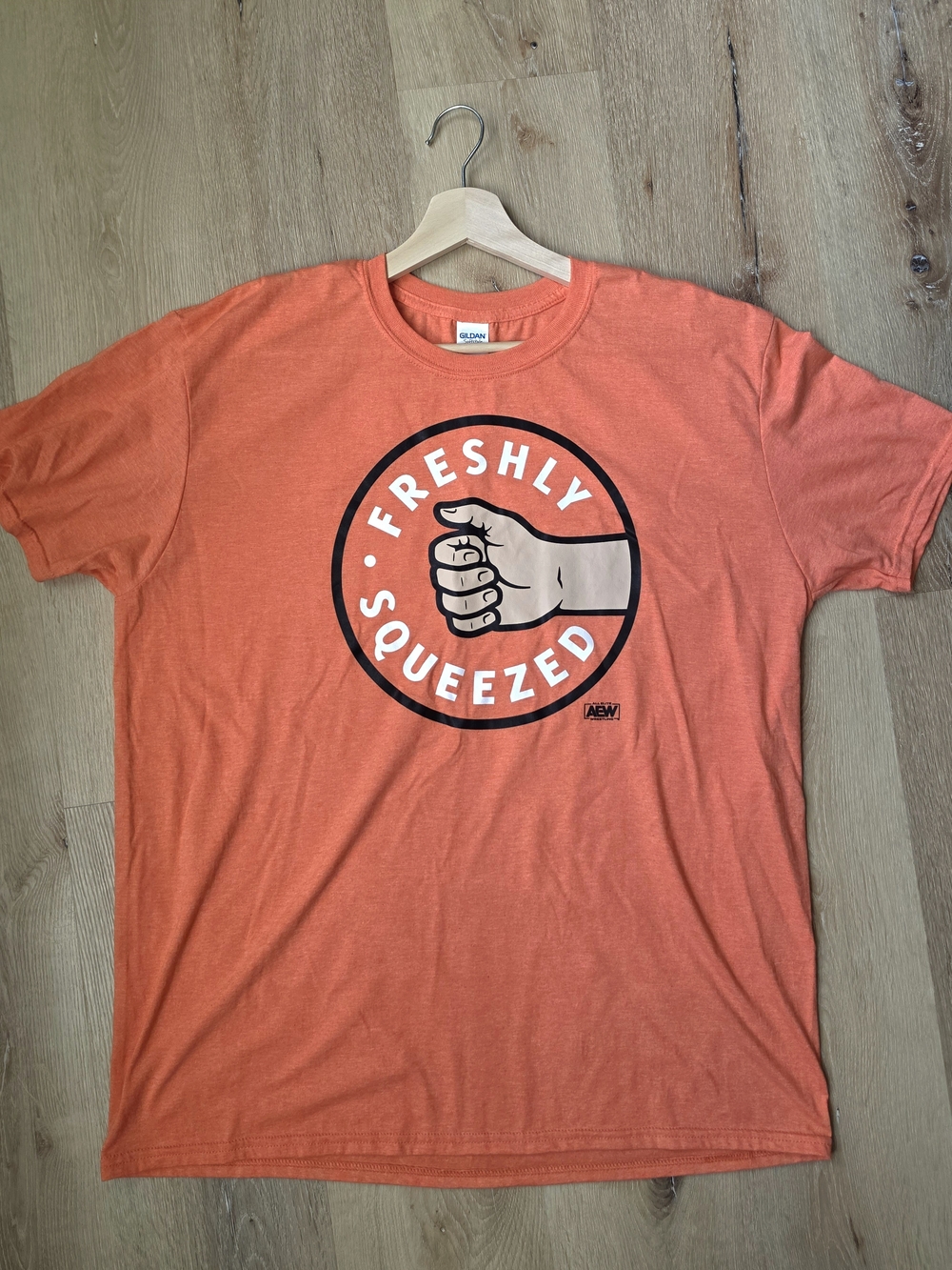 AEW Freshly Squeezed Graphic Tee Orange